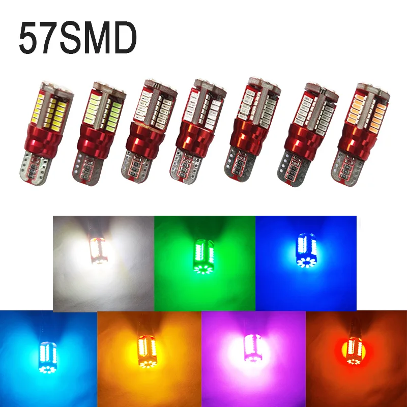 10 шт. промотирующие эмблемы на машину для укладки волос T10 W5W светодиодный лампы