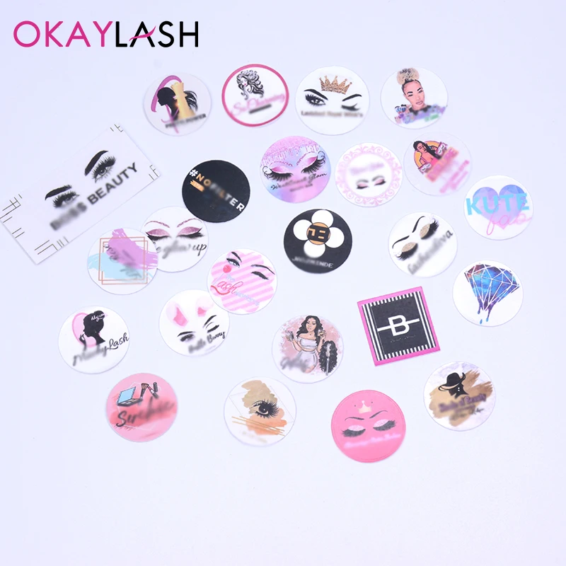 

OKAYLASH, лотки для ресниц, коробки с индивидуальным логотипом, наклейки для ресниц Щипцы для бровей, наклейки с частным логотипом OEM