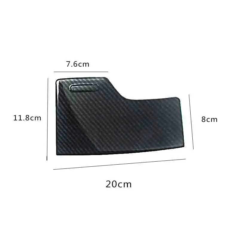 

Lsrtw2017 for Lexus Es ES200 ES260 ES300h Car Central Control Storage Box Cover Carbon Fiber Interior Accessories 2018 2019 2020