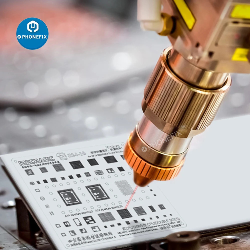 Набор трафаретов Mechanic S24 0 12 мм для реболлинга BGA iphone Pro Max чип ЦП IC Оловянная