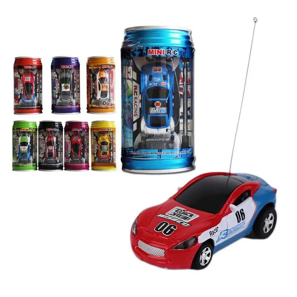 Горячая Распродажа 1/63 Coke Can Мини RC автомобиль Многоцветная высокая скорость грузовик радио пульт дистанционного управления микро гоночный контроль e Электрический цвет случайный