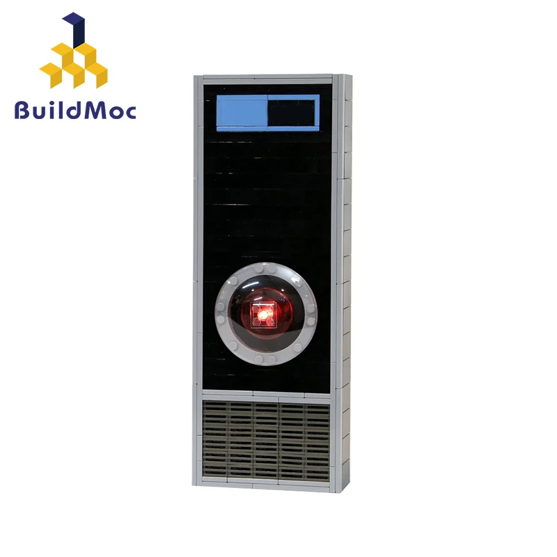 

Buildmoc Ideas Movie City Space-Odyssey HAL-9000 Super Computer Games Suitcase DIY Technology Accessories Moc Kids Toys For Gift