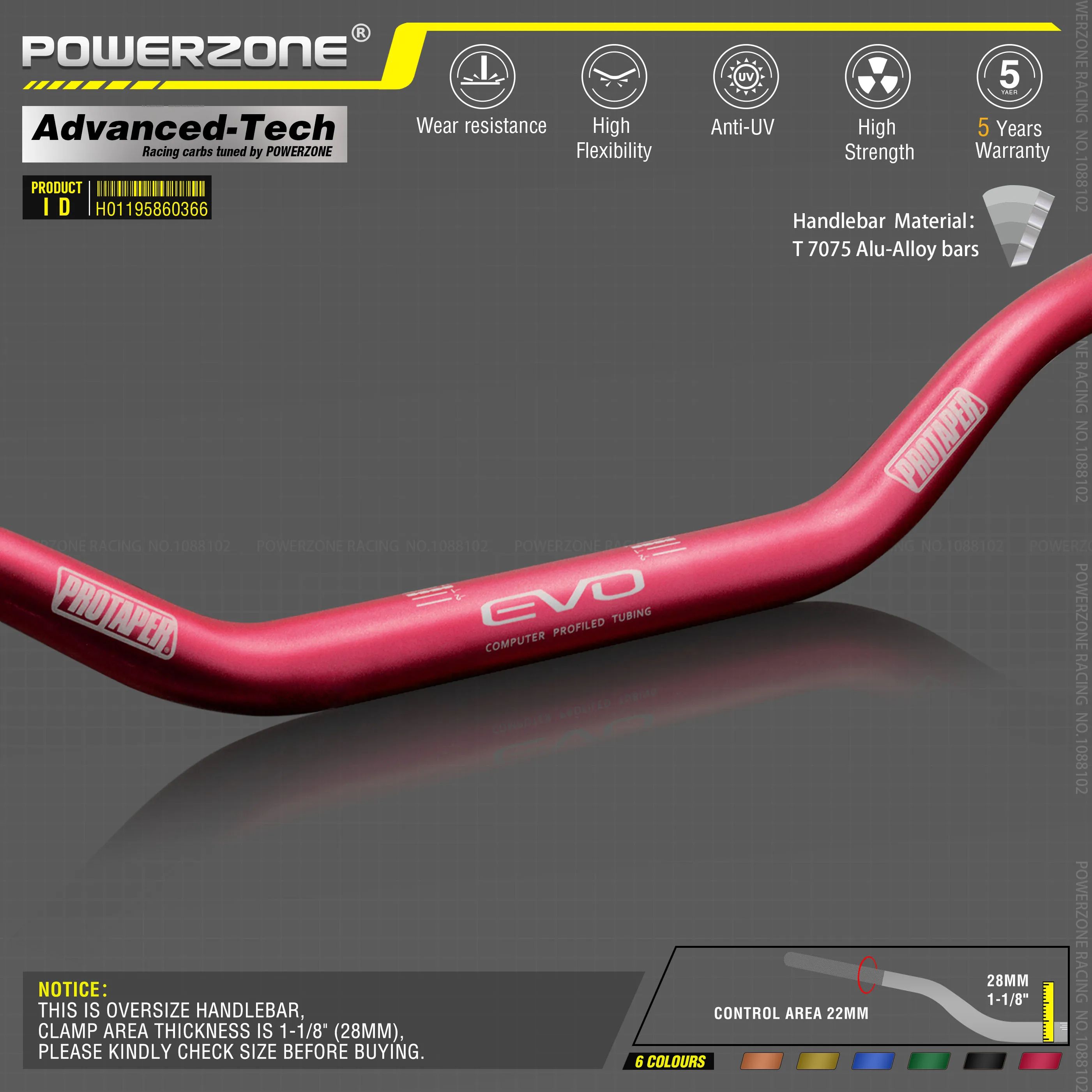 Серый алюминиевый руль 28 мм 1 1/8 дюйма для moto rcycle MX CR CRF mrxr YZ YZF WR WRF DR DRX RM RMZ EX 85 125 200 250