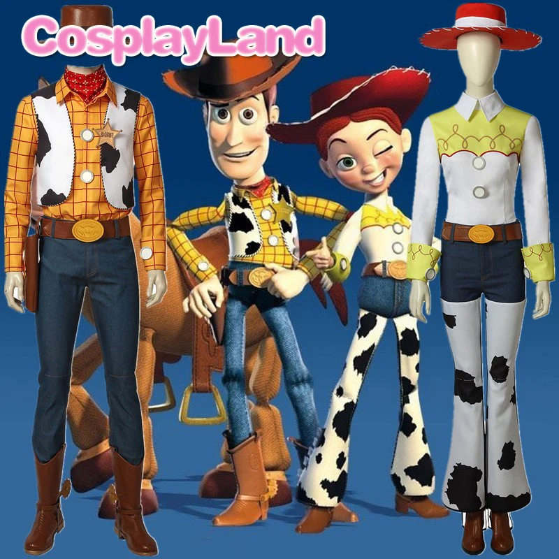 Джесси из История игрушек косплей костюм Хэллоуин вечерние ковбойские костюмы