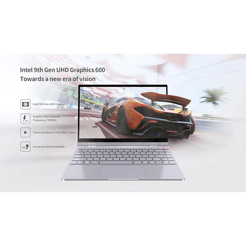 Ноутбук BMAX Y13 13,3 дюймов Intel Gemini Lake N4100 8 ГБ ОЗУ 256 Гб ПЗУ SSD LPDDR4 1920*1080 ips Win 10 ультратонкий ноутбук