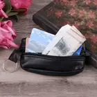Брелок-Кошелек для женщин и девушек, мини-кошелек для монет и карт, маленькая сумка на молнии для смены