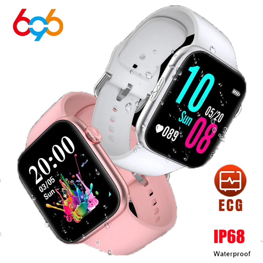 

SE03 ЭКГ/ЭКГ smartwatch полный сенсорный экран для сердечного ритма монитор Фитнес трекер спортивные Смарт-часы для IOS и браслет Android