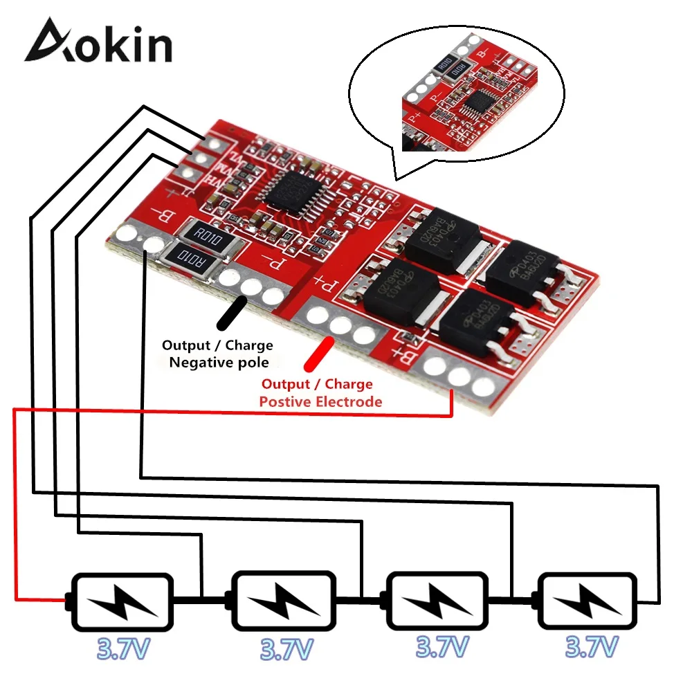 Схемы подключения bms плат