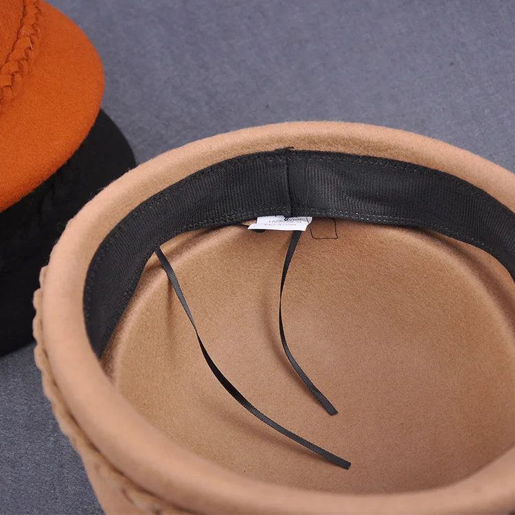 

100% Wool Beret Winter Berets Women Winter Felt Beret Bow Women Felt French Beret Beanie Fedora Hat Beanie Winter