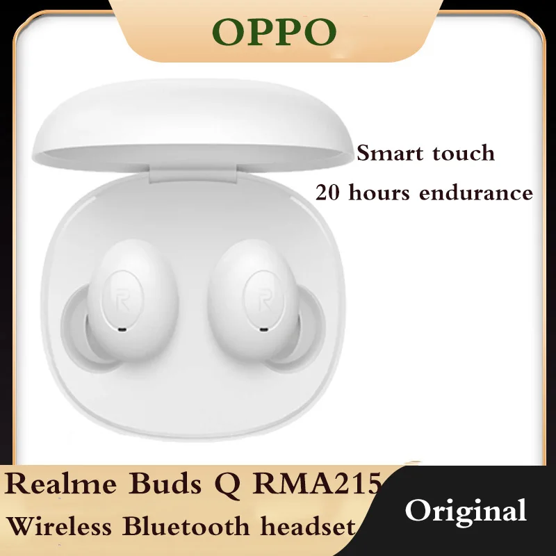 

Realme Buds Q OPPO TWS RMA215 Wireless Bluetooth Noise-cancelling headset is suitable for phone music sports