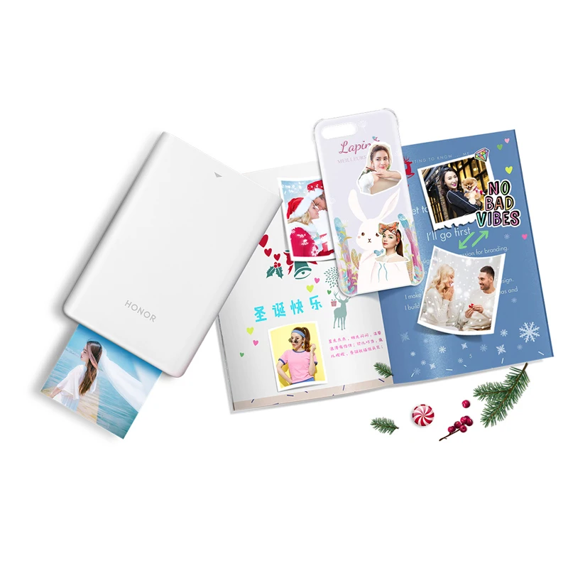 Huawei Honor мини фотопринтер портативный карманный принтер мобильный телефон AR 313*490