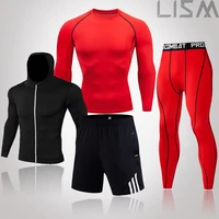 mens sportswear compression sportswear quick drying running suit clothing sports jogging training gym fitness sportswear tight