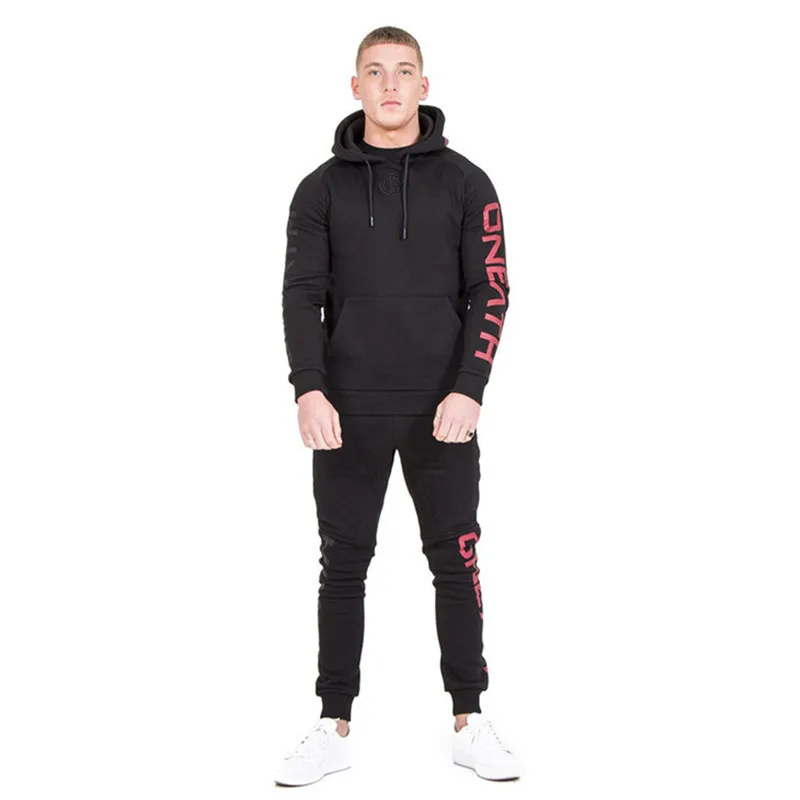 

2020 new High Quality Autumn Men Hoodies Long Sleeve Hoodies Sweatshirts Gyms Muscle Fit Clothes Men's casual jacket