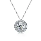 Женское Ожерелье на шею Moonso X5552b, роскошное круглое серебряное ожерелье, Подарок на годовщину, 2022