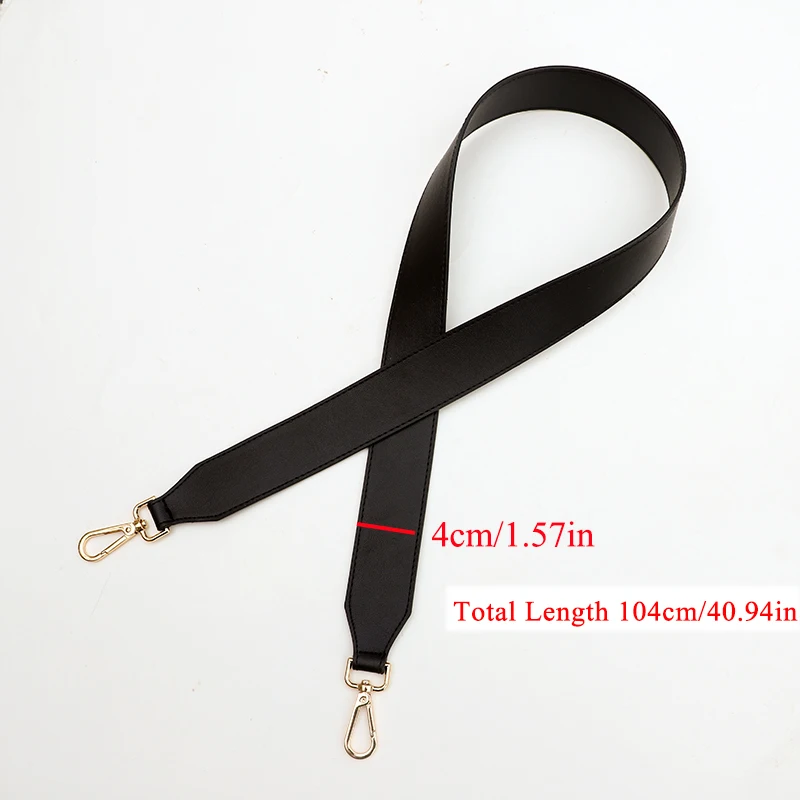 

Solid Color Elegant Accessories For Bags PU Portable Bag Belt Replacement Shoulder Bag Strap Casual Lengthened DIY Purse Strap