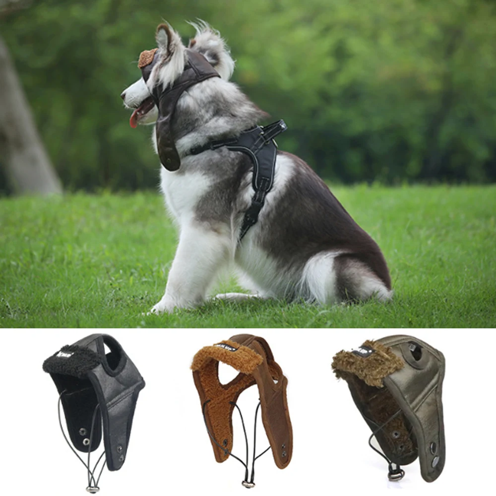 Домашнее животное чихуахуа шлем летчика для собак ветрозащитная шляпа авиатора