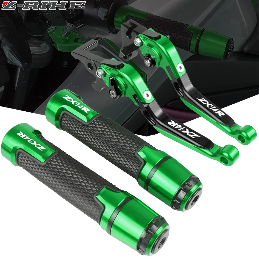 

For Kawasaki ZX1400 ZX14R ZZR1400 2006-2016 Motorcycle Accessories Brake Handle Adjustable Brake Clutch Levers Handbar End Grips