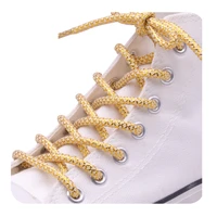 weiou blackgold rope lacessneaker shoe lacesmetallic yarn polyester hiking boot laces casual sports shoelaces custom length
