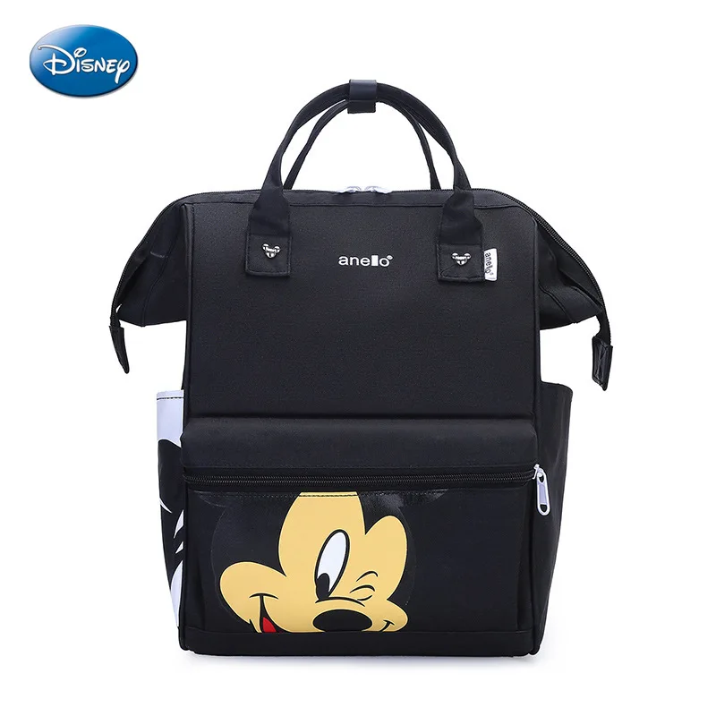

Disney Mickey Cartoon Woman Fashion Backpack High Quality Large Capacity Multifunctional Fashion Backpack Mommy Baby Travel Bag