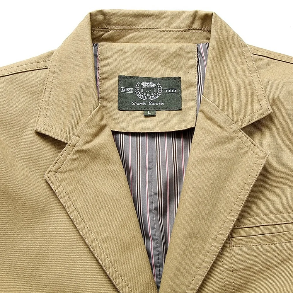

Men's Blazers Casual Suit Jacket Men Single Breasted Jacket Spring Autumn Slim Fit Casual Street Wear Suit Brand High Quality