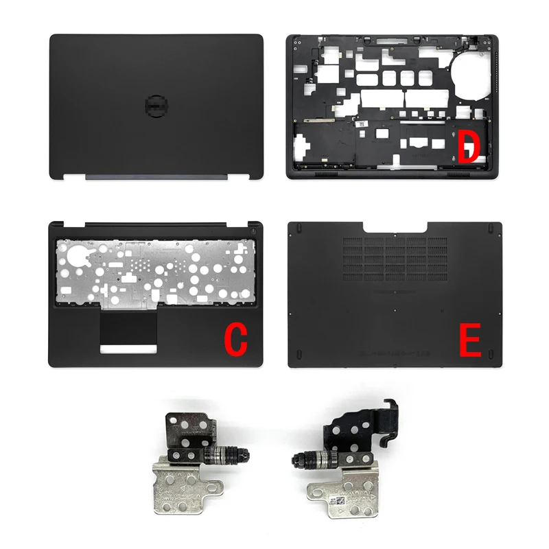 

Новинка, задняя крышка для Dell Latitude E5550, задняя крышка ЖК-экрана, петли, Упор для рук, Нижняя крышка, черная, без прикосновения