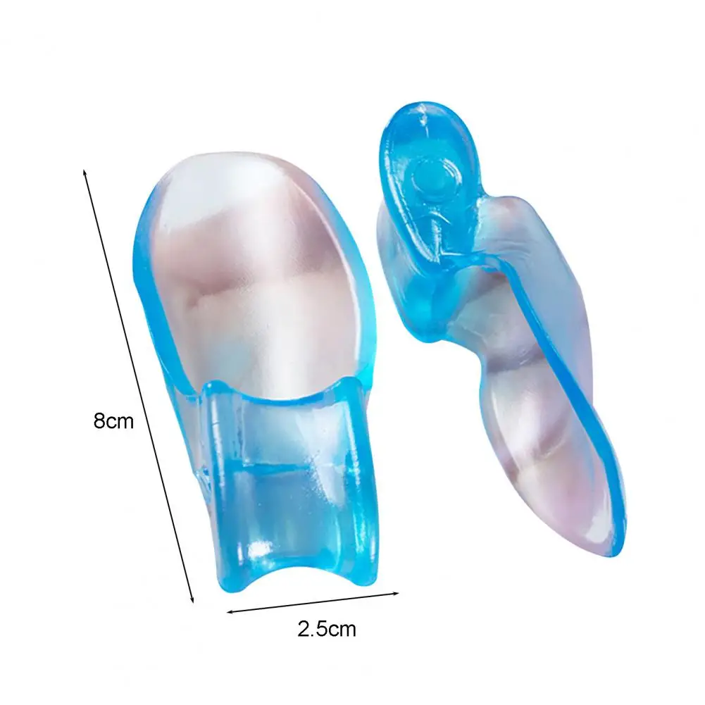 

1 Pair Toe Correcting Ring Washable Release Foot Pressure Soft Reduce Friction SEBS Thumb Corrector for Shoes Foot Care Tool