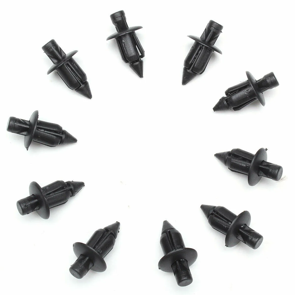 

For Honda Snap Clips Plastic 50pcs Black Fairings Durable New Practical