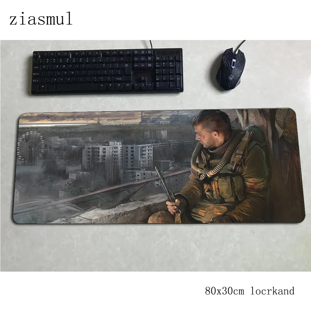 Stalker padmouse 80x30 см игровой коврик для мыши с HD принтом большой коврик для мыши геймерский компьютерный стол высокое качество коврик notbook mousemat pc