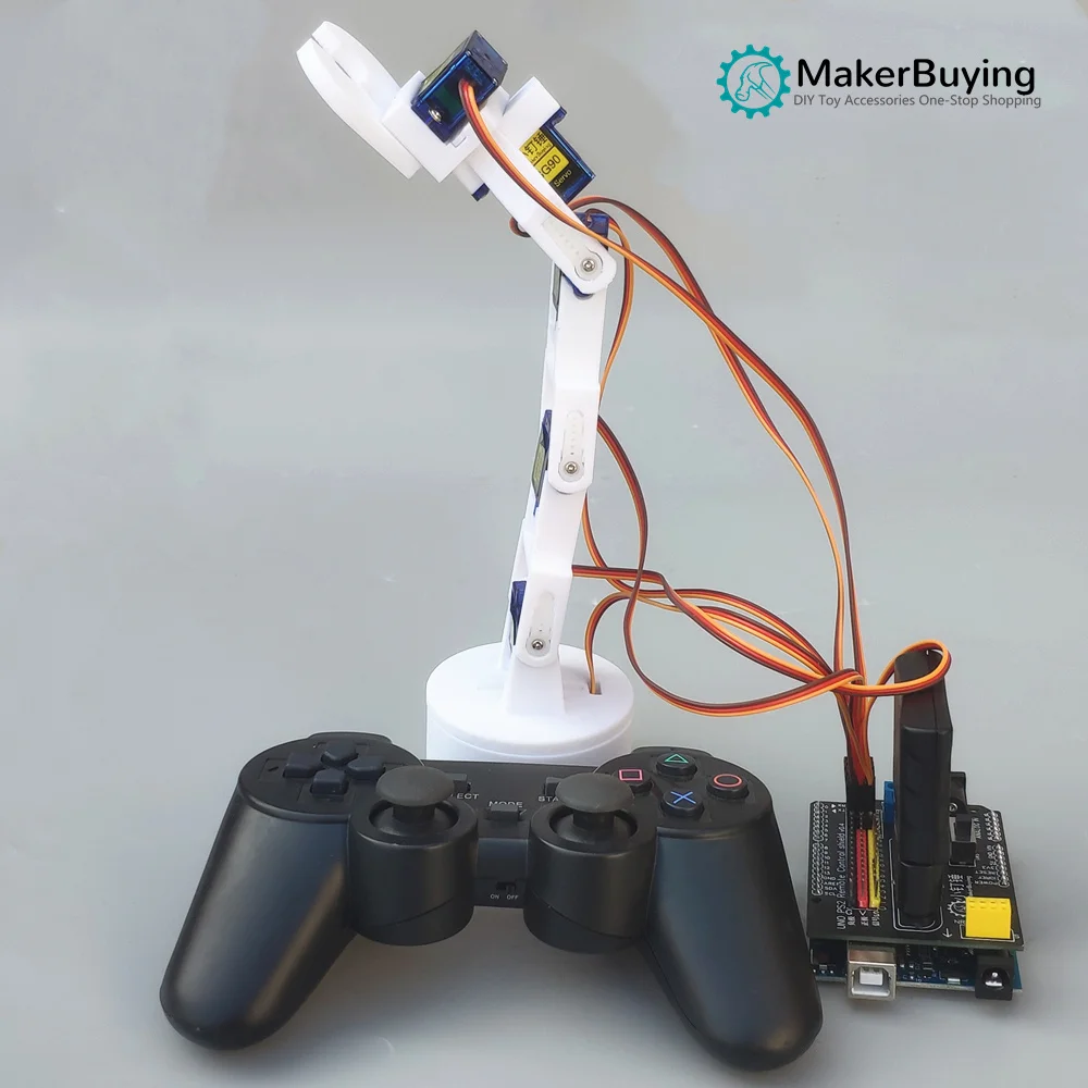 PS2 пульт дистанционного управления 6DOF 3D печать робот рука комплект для