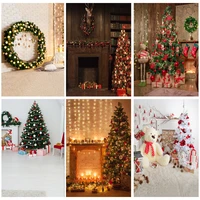 christmas theme indoor photography background christmas tree fireplace children portrait photo backdrops 21712 yxsd 10
