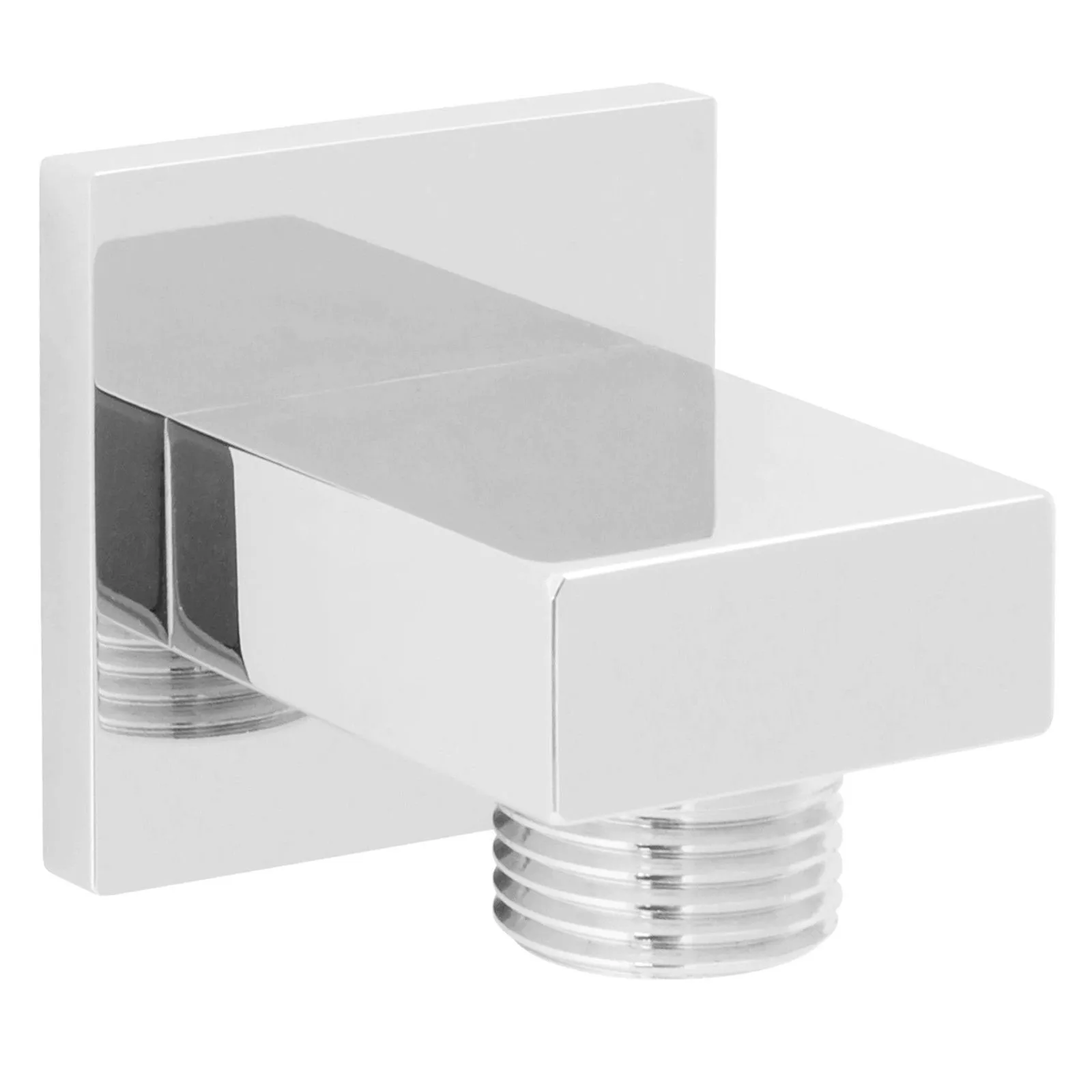 

Bathroom Brass Square Shower Hose Wall Outlet Elbow Modern Chrome Connector G1/2 7/5000 Hand Spray Bracket And Shower Frame