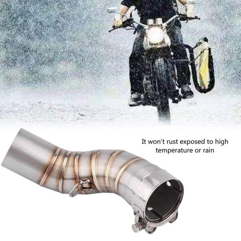 

Motorcycle Full Exhaust System Middle Pipe Link Connect for Kawasaki Z900 2017 2018 Universal Moto Exhaust Pipe With Muffler