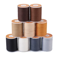9 rolls waxed polyester cord 1mm twisted cord for beading bracelet necklace diy jewelry making accessories about 11mroll