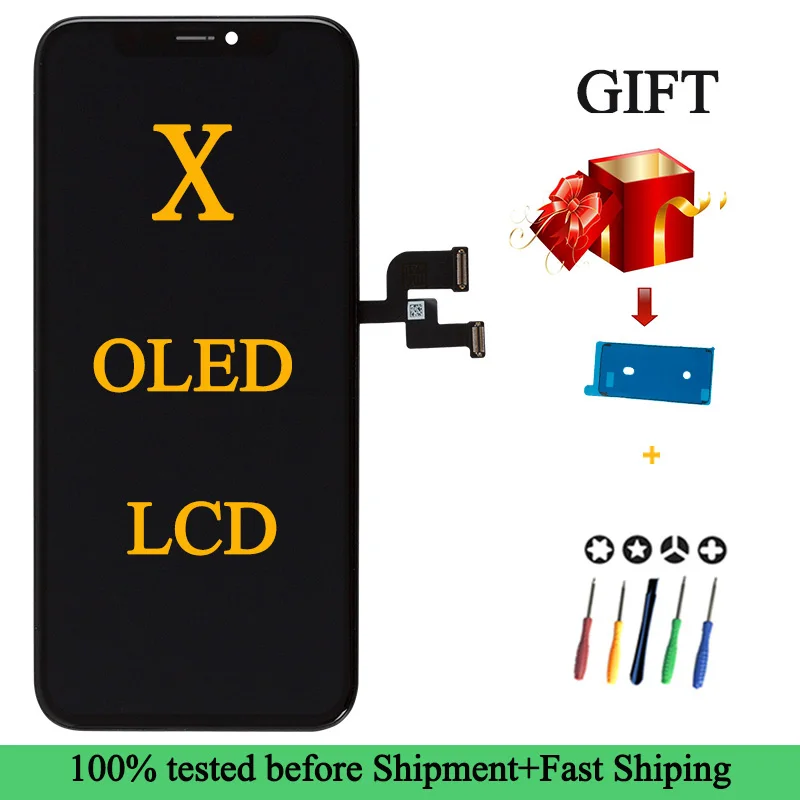 

Premium Quality OLED Lcd For iPhone X Display Wholesale Price No Dead Pixel For iPhone X XR XS Screen 100% Test Good 3D Touch