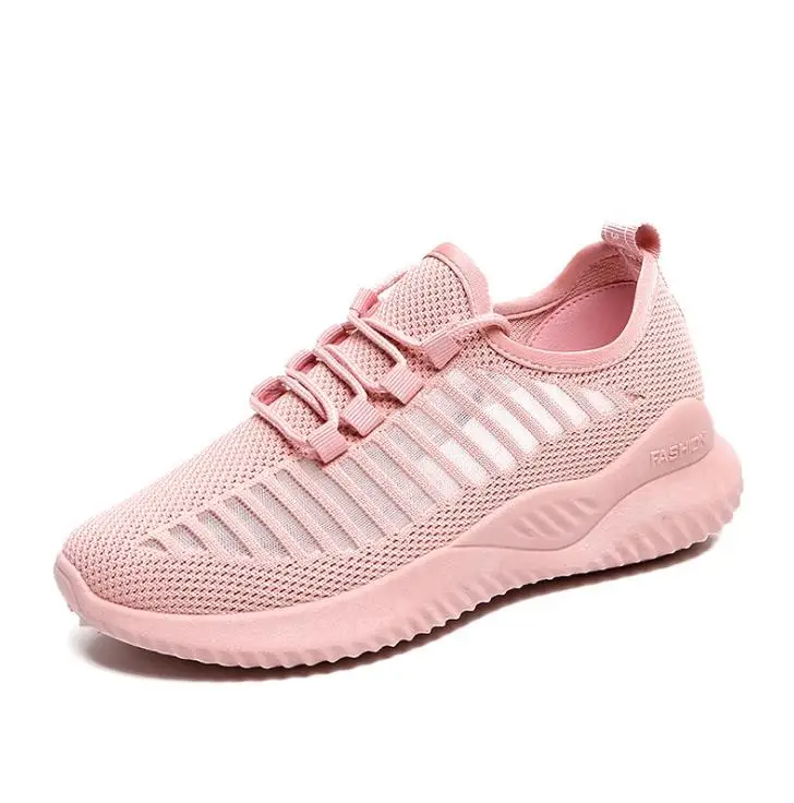 Модные Плетеные туфли на плоской подошве Новинка Дышащие носки Женская обувь для