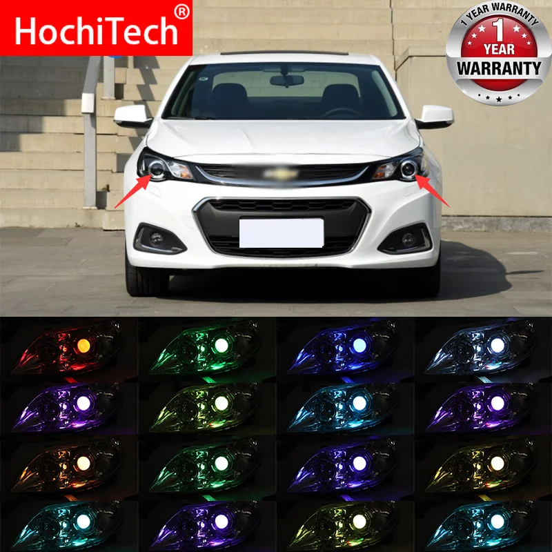

Wireless Control RGB LED Demon Eyes light Kit For Chevrolet malibu 2011-2020 Projector Lights Lens