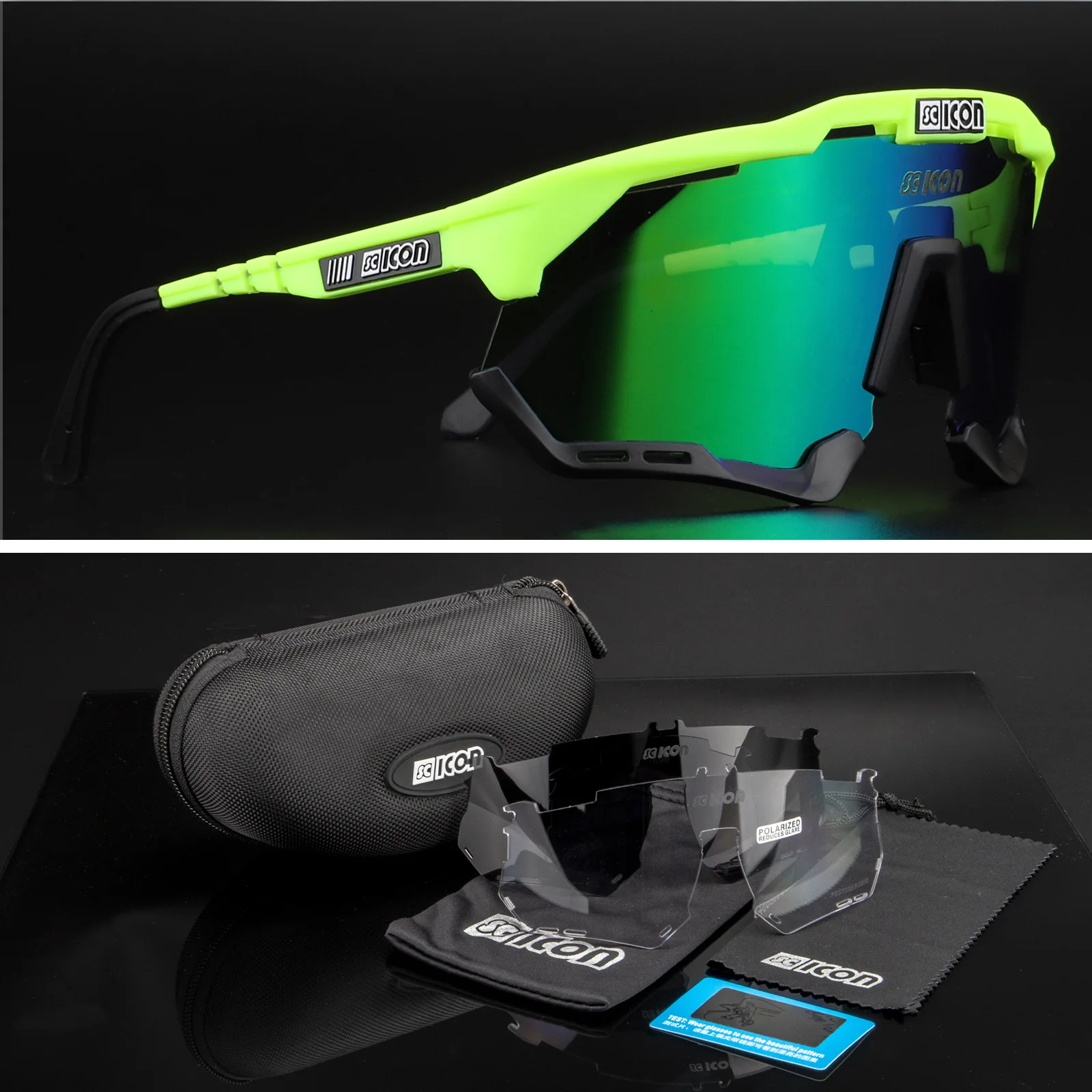 

Riding Cycling Sunglasses Mtb Polarized Sports Cycling Glasses Goggles Bicycle Mountain Bike Glasses Men's Photochromic Eyewear