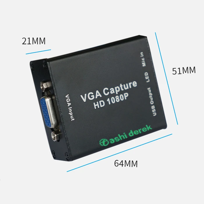 1080P VGA карта захвата USB2.0 выход вход сигнала независимый аудио нет требуемого