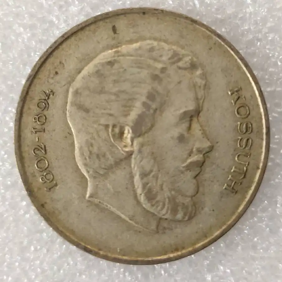 

Hungary 5 Forints Kossutrajos Old Real Silver Coin100% Original Coins Europe Collectible Coin