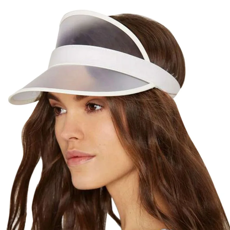 Летняя красочная позолоченная ПВХ шляпа с солнцезащитным козырьком