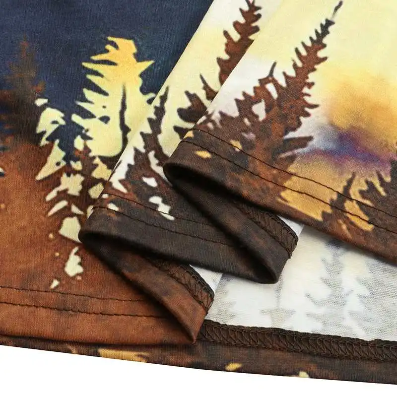 

Plus Size Fashion Printed Tops Women's Autumn Pullovers Blouse ZANZEA Casual Long Sleeve Blusas Female O Neck Chemise Tunic 5XL