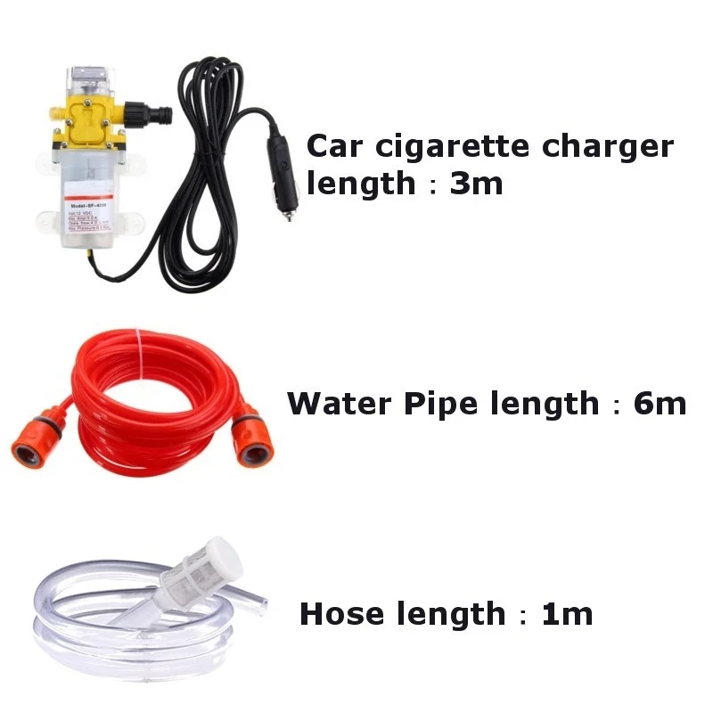 Купить 12 В 100 Вт автомобильный моечный пистолет, насос, автомобильный распылитель, Очиститель высокого давления, Электрическая очистка, уход за авт...
