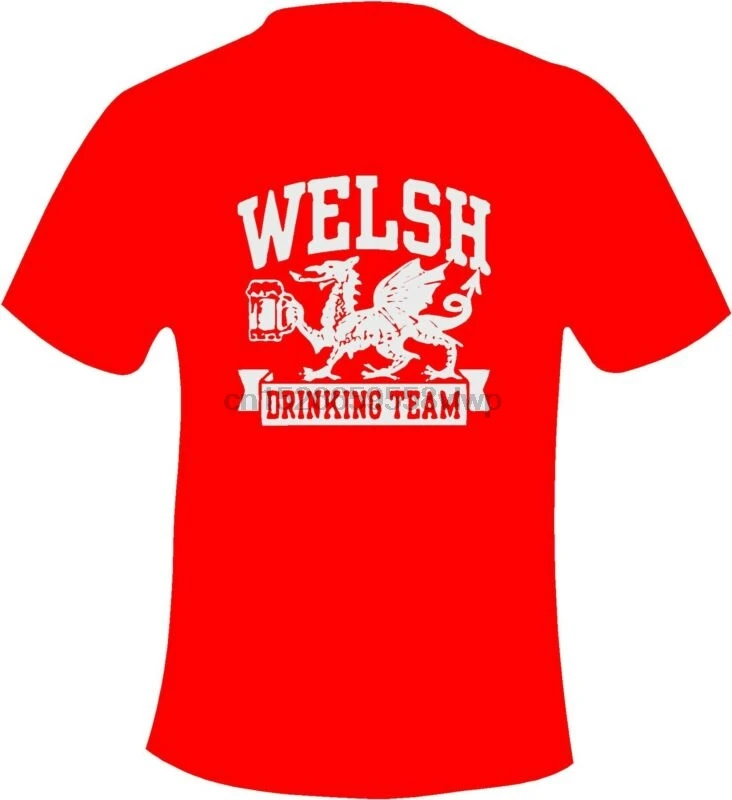 

Wales Drinking Team Welsh Rugby Printed T Shirt in 6 Sizes