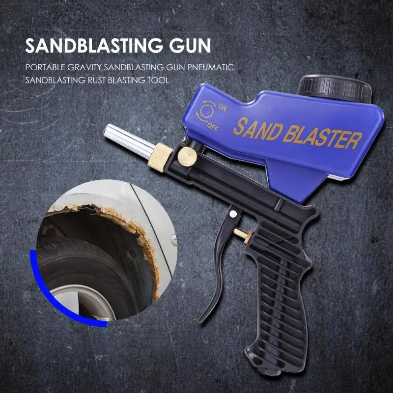 

Portable Gravity Sandblasting Gun Pneumatic Sandblasting Rust Blasting Tool