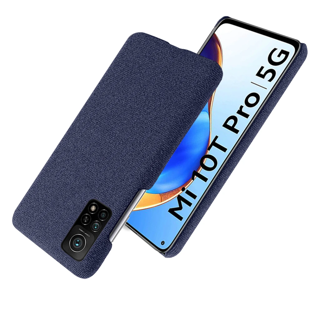 

For Xiaomi Mi 10T Pro 5G High Quality Fashion Case Felt Cloth Matte Slim Protective Back Cover Case