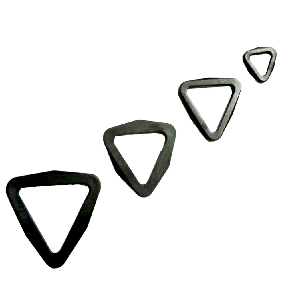 100 шт. 4 маленьких размера черные регулируемые пряжки POM пластиковая пряжка