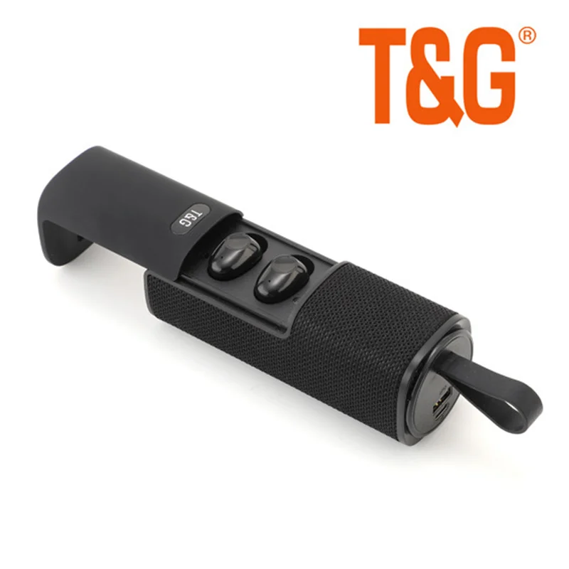 Беспроводная гарнитура TWS совместима с Bluetooth 5 0 Спортивная стереоколонка