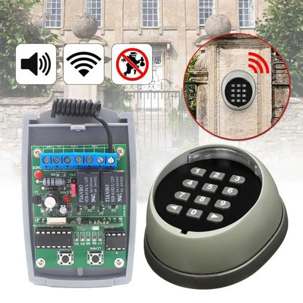

Dedicated Wireless Home Smart Password Remote Keypad Control Door For Automatic Door/Garage Password Lock Remote D7Q2