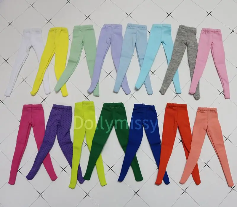 Doll’s Blyth Clothes Socking Candy Color Pantyhose Basic Pure Cotton Pant for Azone,Pullip,Baribes,Blyth 1/6 Doll Accessories