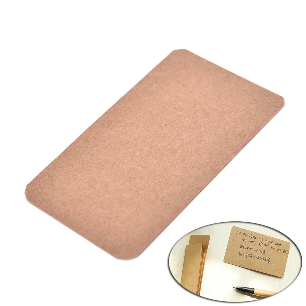 Новинка 100 шт./лот сделай сам замеченная в деловом стиле Пустая карточка из